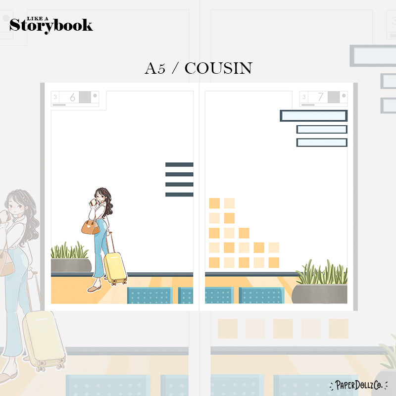 Wanderlust | Like a Story Book | Cousin Daily Sticker Kit | Cd040