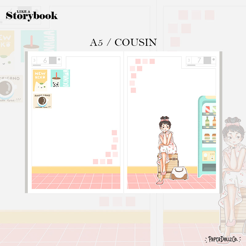 Wanderlust | Like a Story Book | Cousin Daily Sticker Kit | Cd040