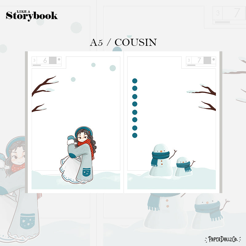 Winter Solstice | Like a Story Book | Cousin Daily Sticker Kit | Cd043