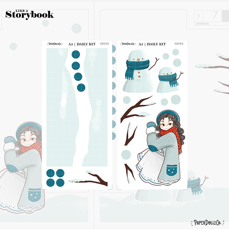 Winter Solstice | Like a Story Book | Cousin Daily Sticker Kit | Cd043