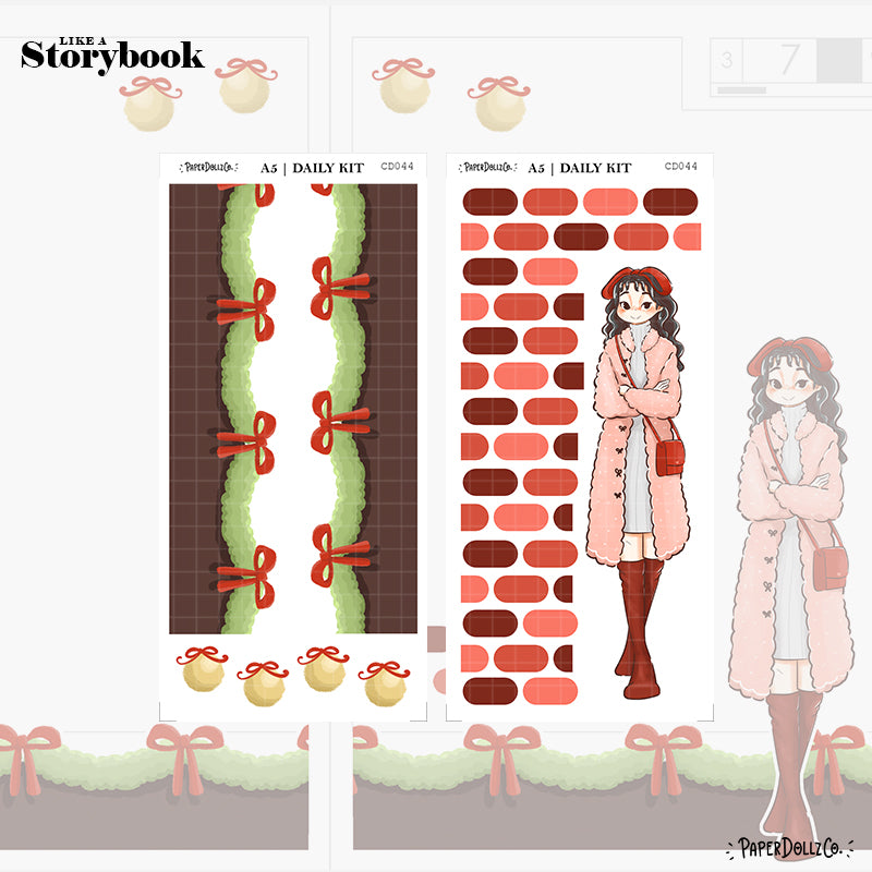 Winter Solstice | Hobonichi | Cousin Daily Sticker Kit | Cd044