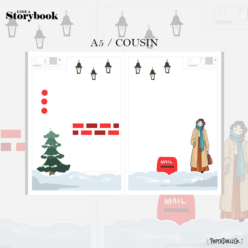 Winter Solstice | Hobonichi | Cousin Daily Sticker Kit | Cd045