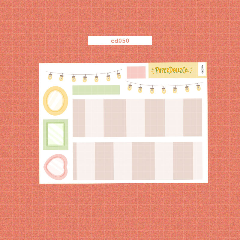 Planner Girl | Hobonichi | Cousin Daily Sticker Kit | Cd050