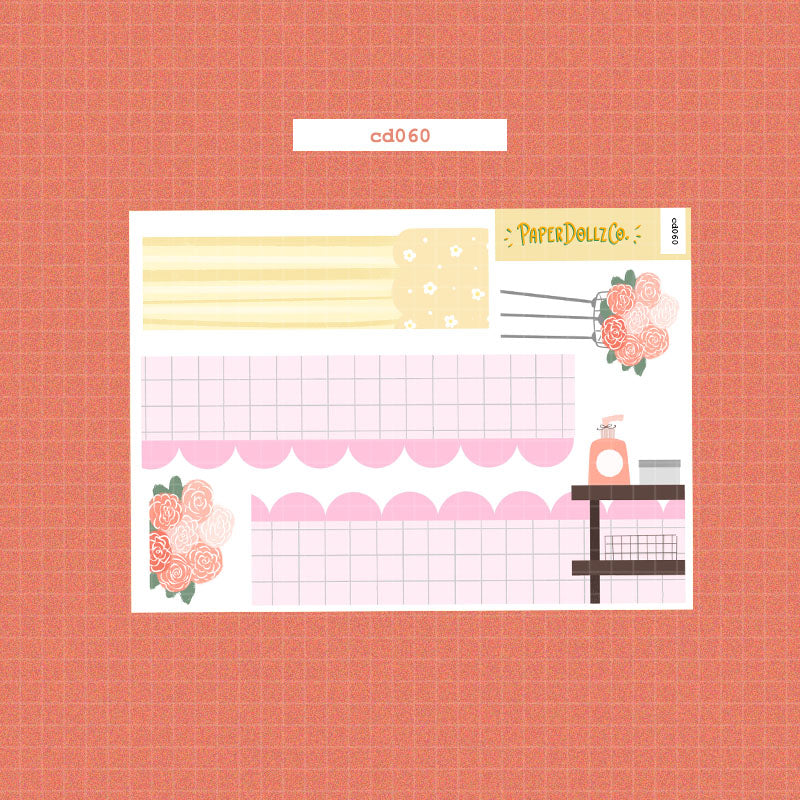 Home Buddy | Hobonichi | Cousin Daily Sticker Kit | Cd060