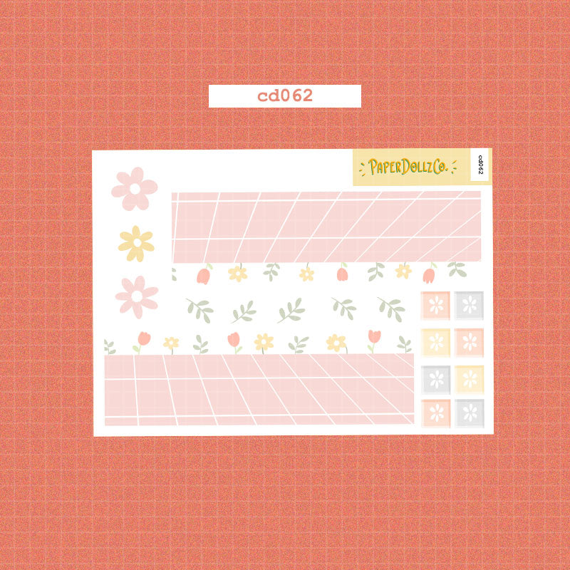 Reclaiming My Radiance | Hobonichi | Cousin Daily Sticker Kit | Cd062