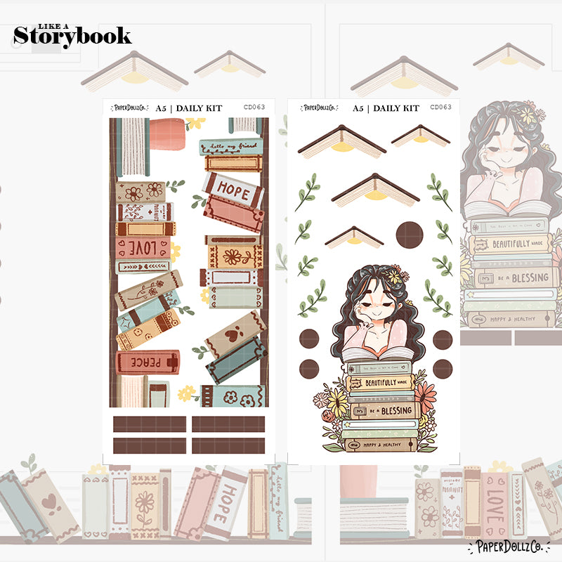 Reclaiming My Radiance | Like a Story Book | Cousin Daily Sticker Kit | Cd063