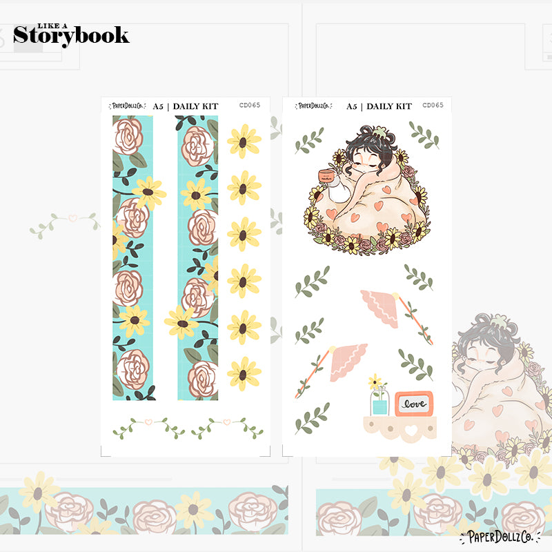Reclaiming My Radiance | Like a Story Book | Cousin Daily Sticker Kit | Cd065