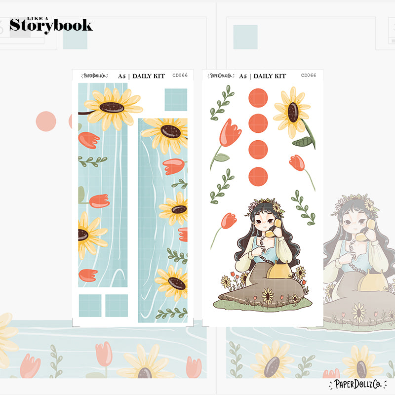 Reclaiming My Radiance | Like a Story Book | Cousin Daily Sticker Kit | Cd066