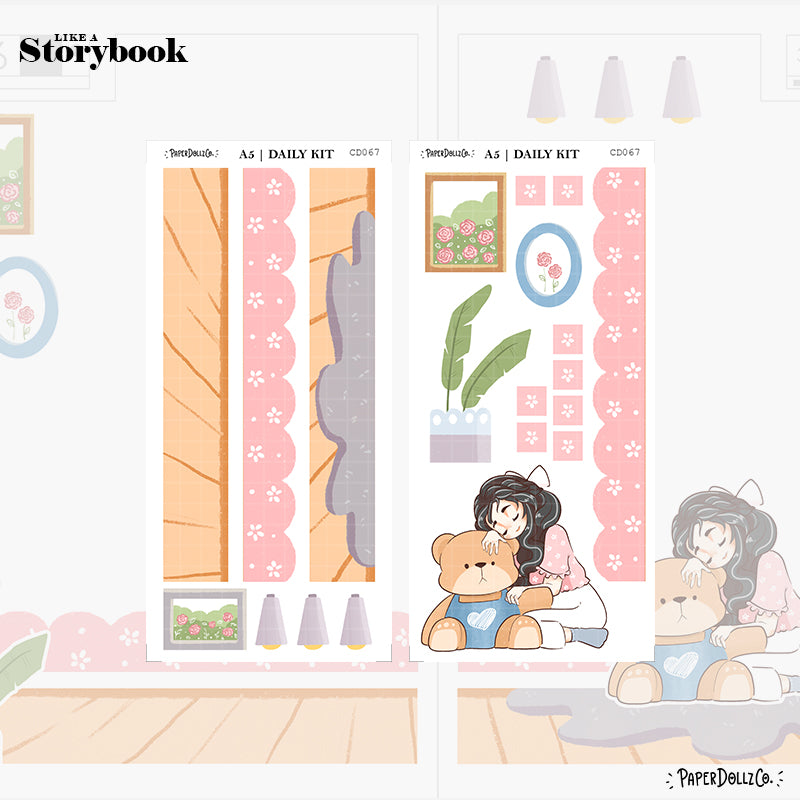 Midnight Dreamcatcher | Hobonichi | Cousin Daily Sticker Kit | Cd067
