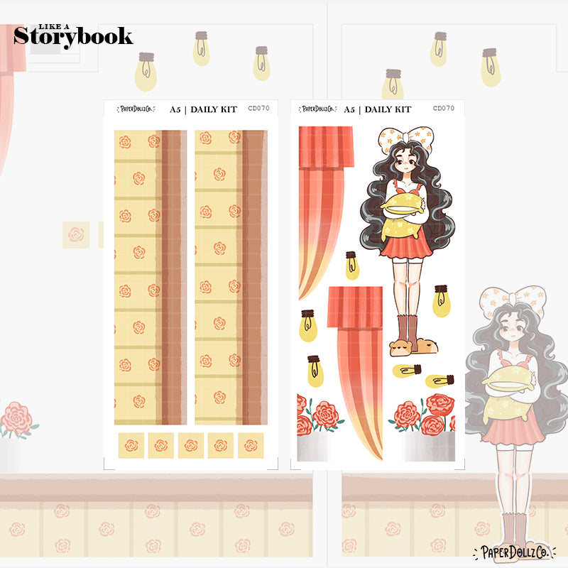 Midnight Dreamcatcher | Like a Story Book | Cousin Daily Sticker Kit | Cd070