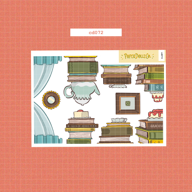 Victorian Muses | Hobonichi | Cousin Daily Sticker Kit | Cd072