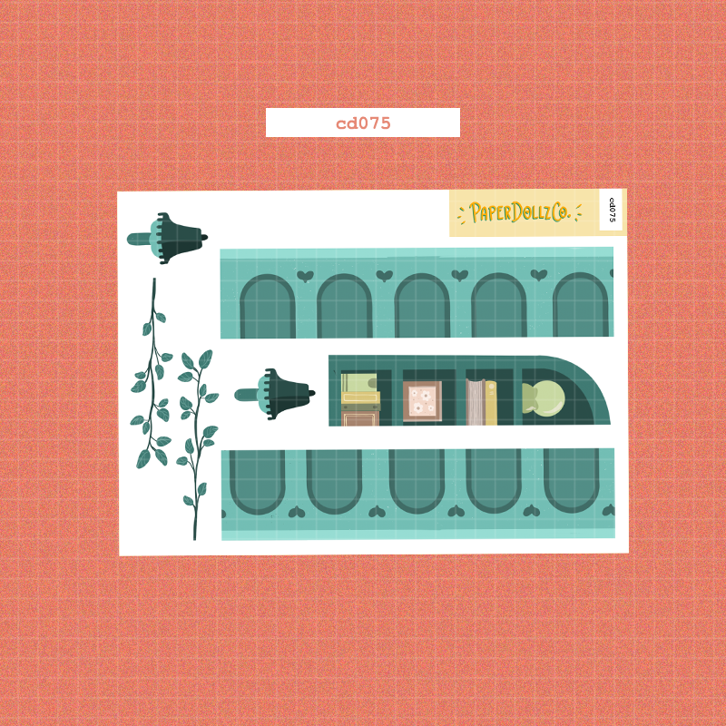 Victorian Muses | Hobonichi | Cousin Daily Sticker Kit | Cd075