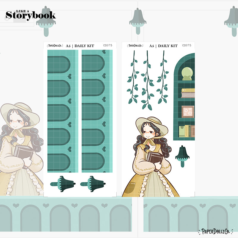 Victorian Muses | Like a Story Book | Cousin Daily Sticker Kit | Cd075
