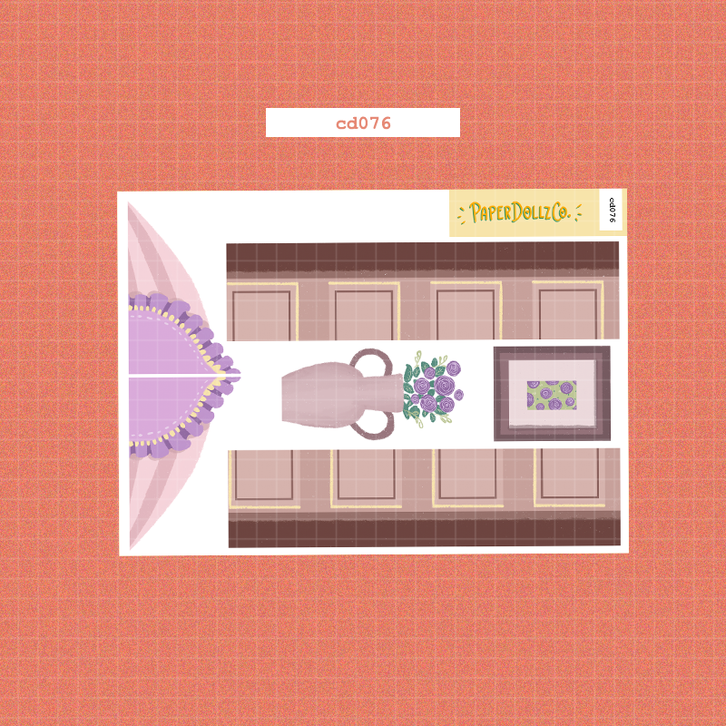 Victorian Muses | Hobonichi | Cousin Daily Sticker Kit | Cd076