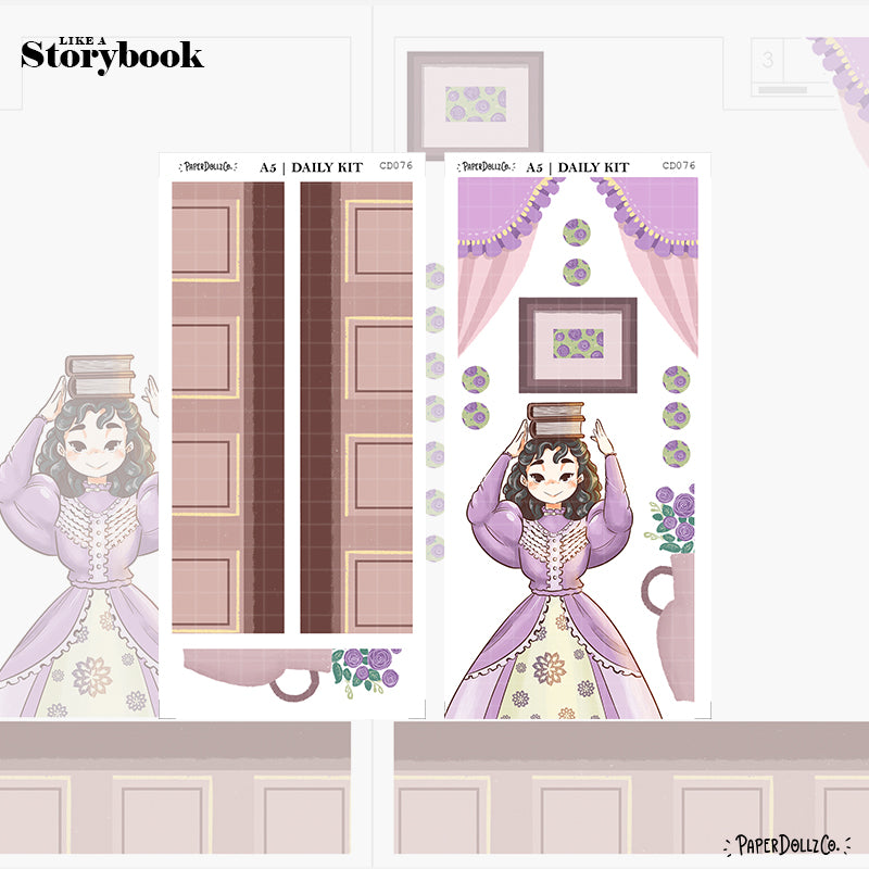 Victorian Muses | Like a Story Book | Cousin Daily Sticker Kit | Cd076
