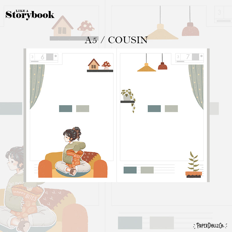 Cozy Harvest | Like a Story Book | Cousin Daily Sticker Kit | Cd084