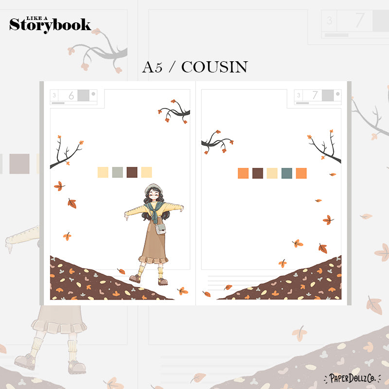 Cozy Harvest | Like a Story Book | Cousin Daily Sticker Kit | Cd086
