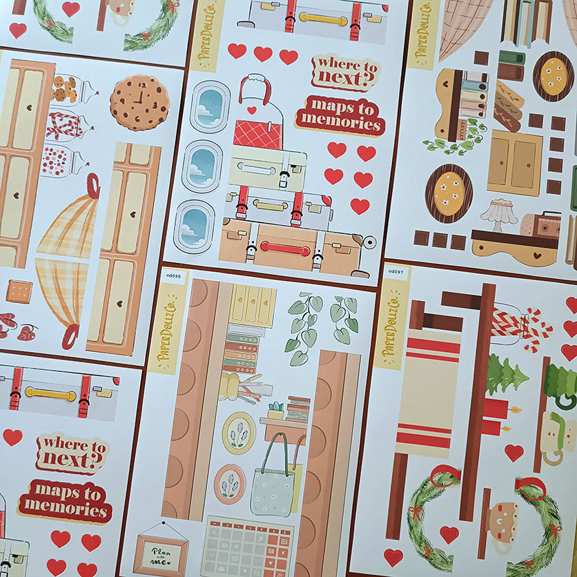 Unbox the Joy | Hobonichi | Cousin Daily Sticker Kit | Cd093