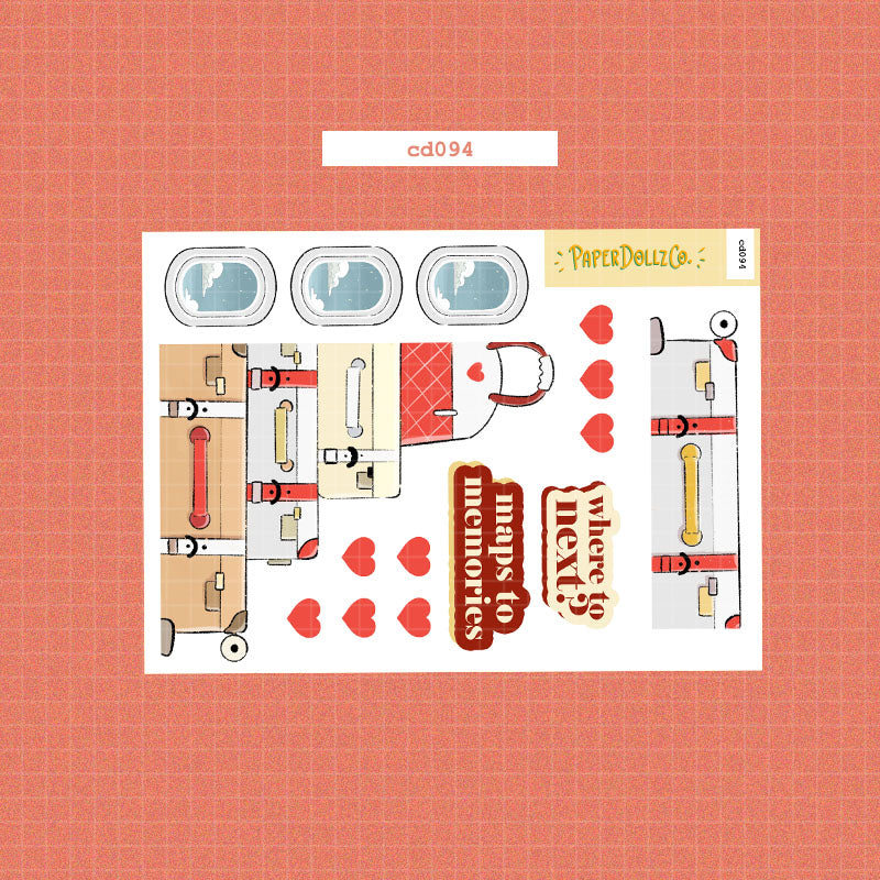Unbox the Joy | Hobonichi | Cousin Daily Sticker Kit | Cd094