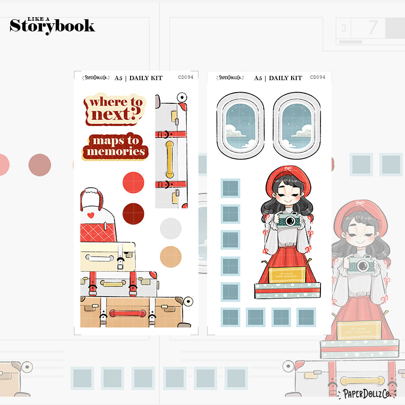 Unbox the Joy | Like a Story Book | Cousin Daily Sticker Kit | Cd094