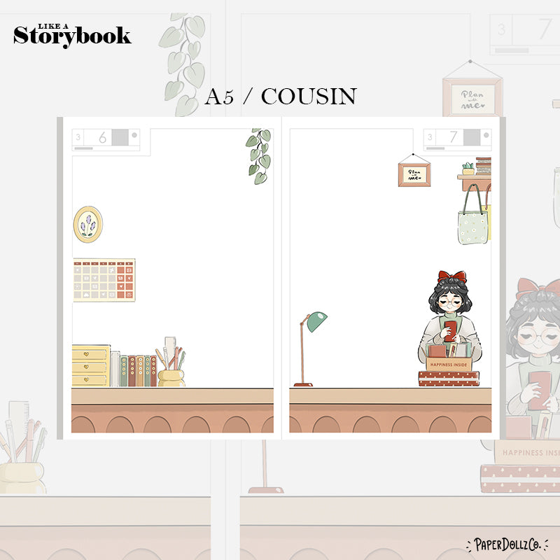 Unbox the Joy | Like a Story Book | Cousin Daily Sticker Kit | Cd095
