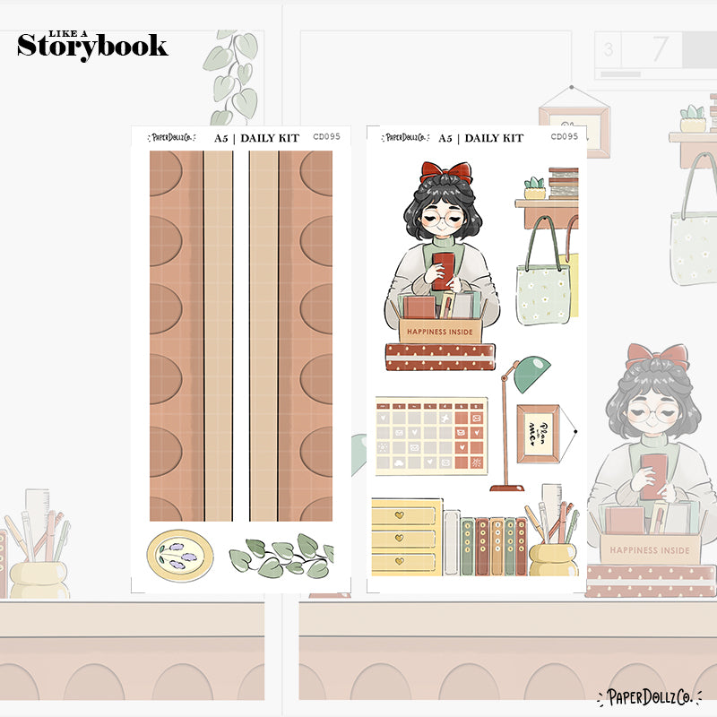 Unbox the Joy | Like a Story Book | Cousin Daily Sticker Kit | Cd095