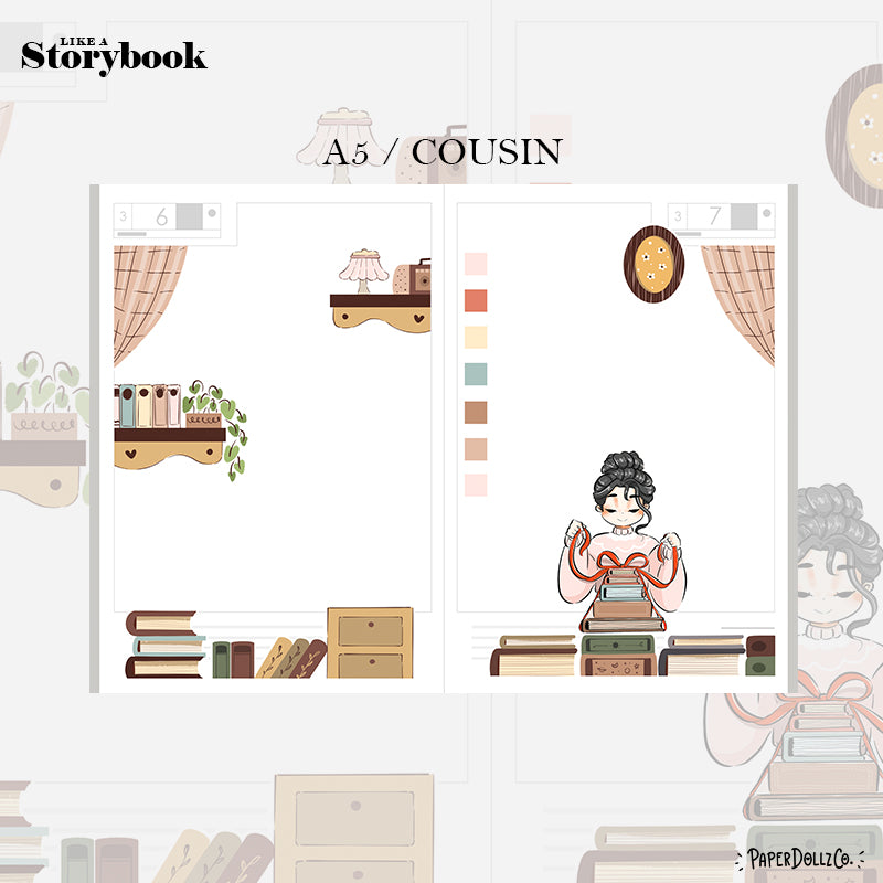 Unbox the Joy | Like a Story Book | Cousin Daily Sticker Kit | Cd096