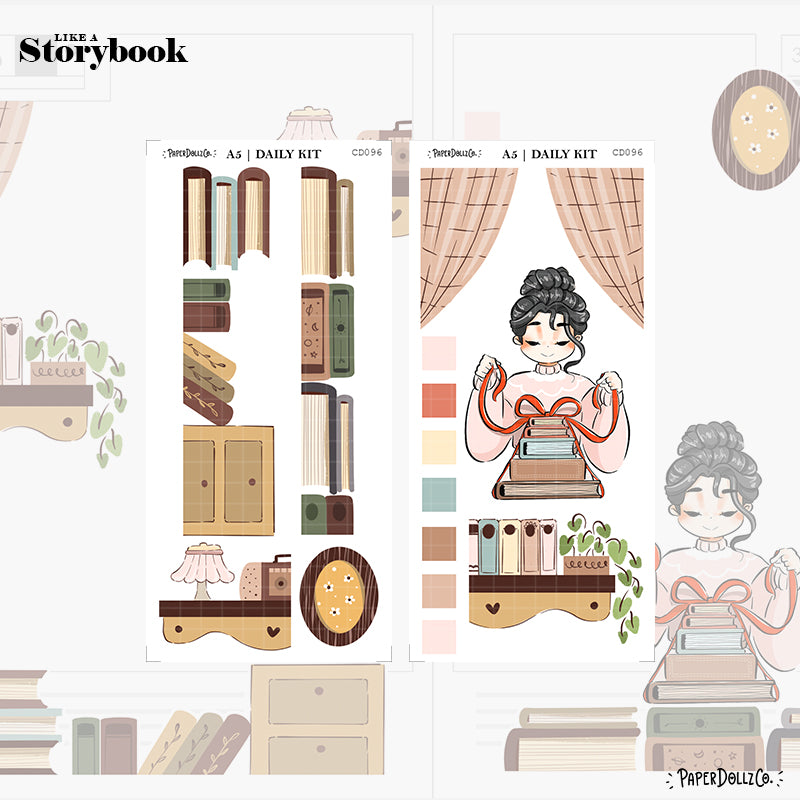 Unbox the Joy | Like a Story Book | Cousin Daily Sticker Kit | Cd096