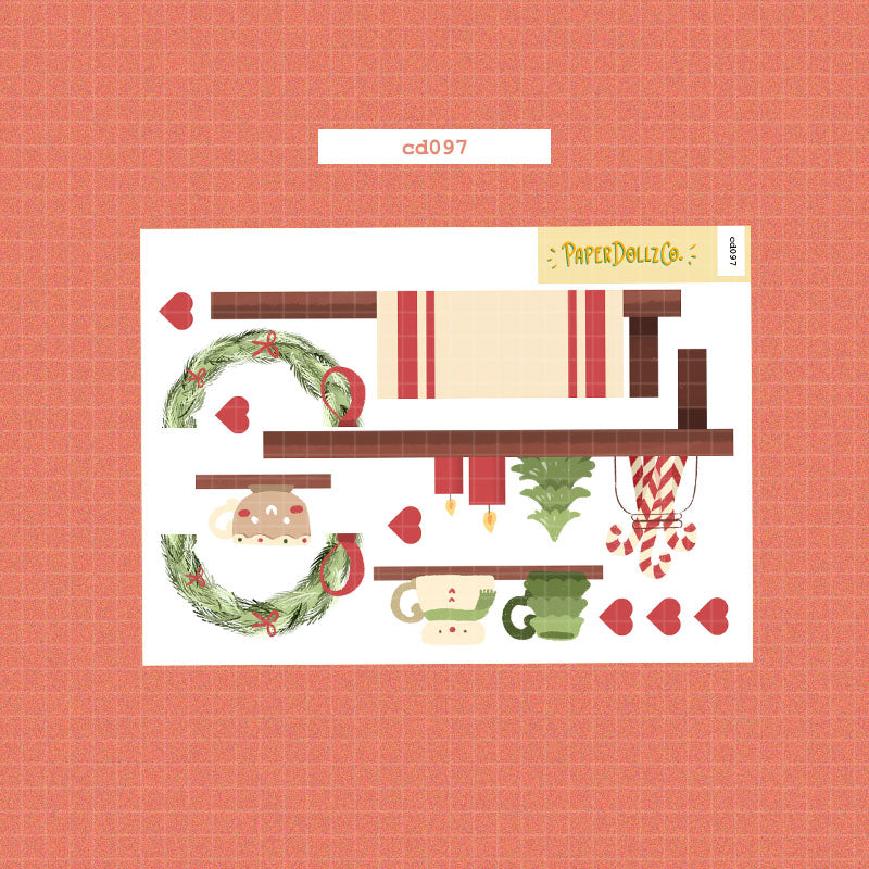 Unbox the Joy | Hobonichi | Cousin Daily Sticker Kit | Cd097