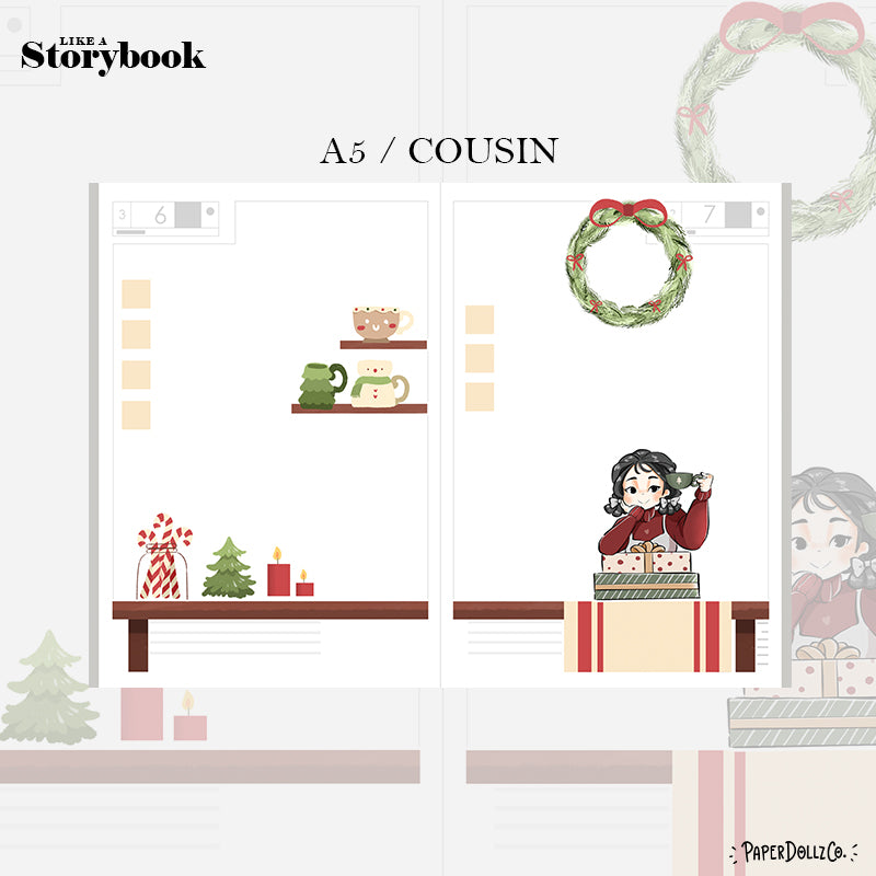 Unbox the Joy | Like a Story Book | Cousin Daily Sticker Kit | Cd097