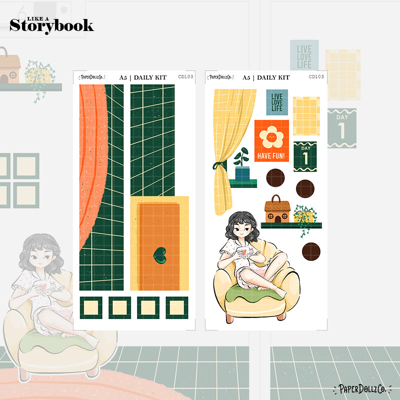 The Breakfast Club | Like a Story Book | Cousin Daily Sticker Kit | Cd103