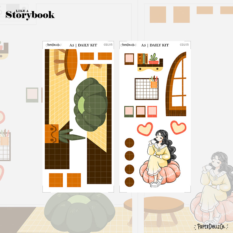 The Breakfast Club | Like a Story Book | Cousin Daily Sticker Kit | Cd105