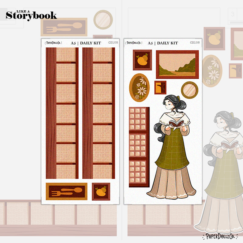 Buwan ng Wika | Like a Story Book | Cousin Daily Sticker Kit | Cd108