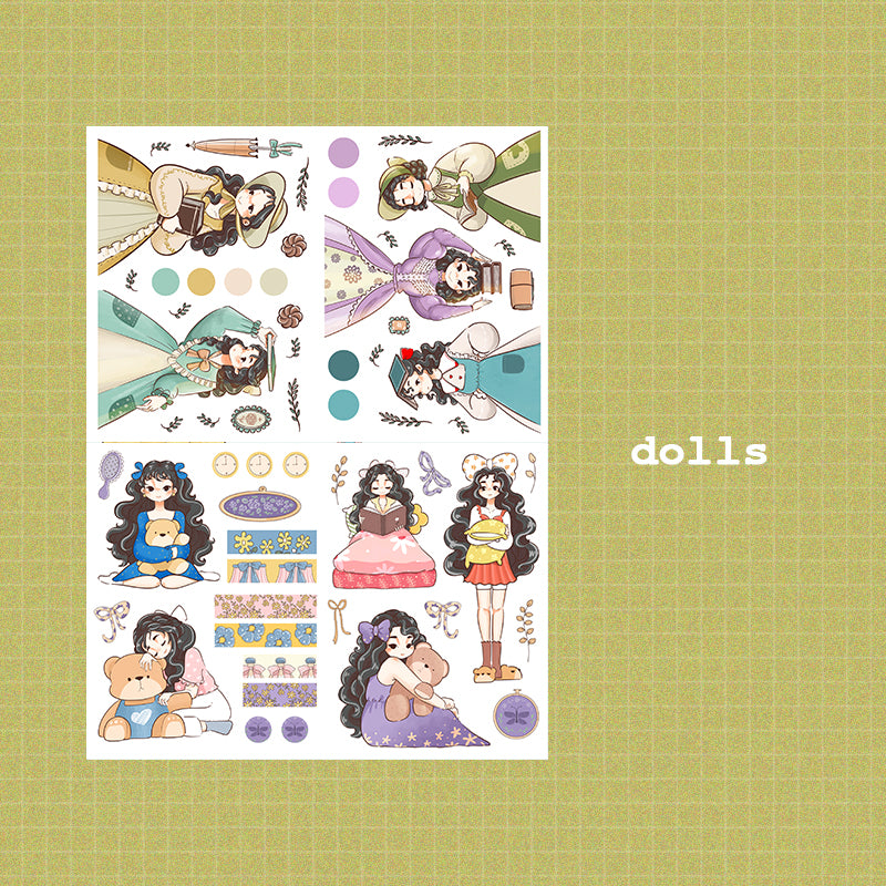Midnight Dreamcatcher and Victorian Muses | A5 Kits Sticker Book | CDB007