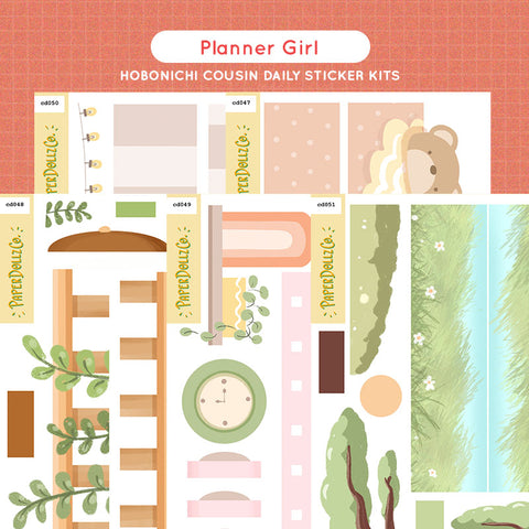 Planner Girl Hobonichi Cousin Daily Sticker Kit