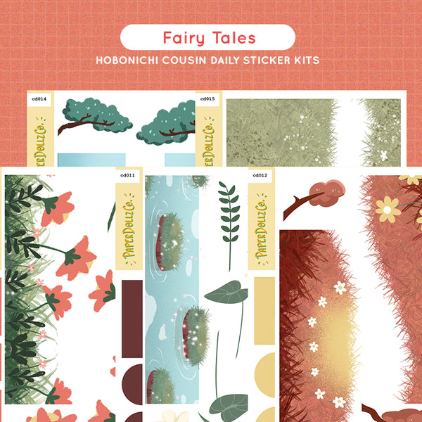 Fairy Tales Hobonichi Cousin Daily Sticker Kit