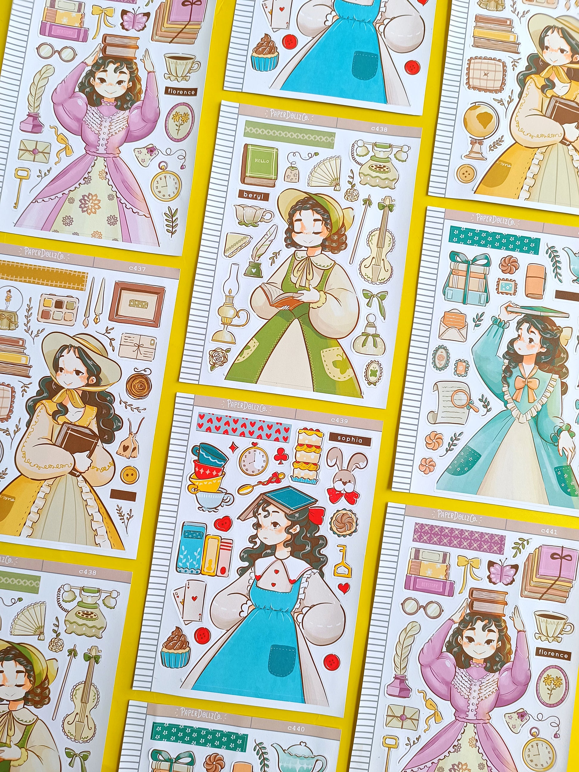 Sophia | Victorian Muses | Collection Stickers | C439