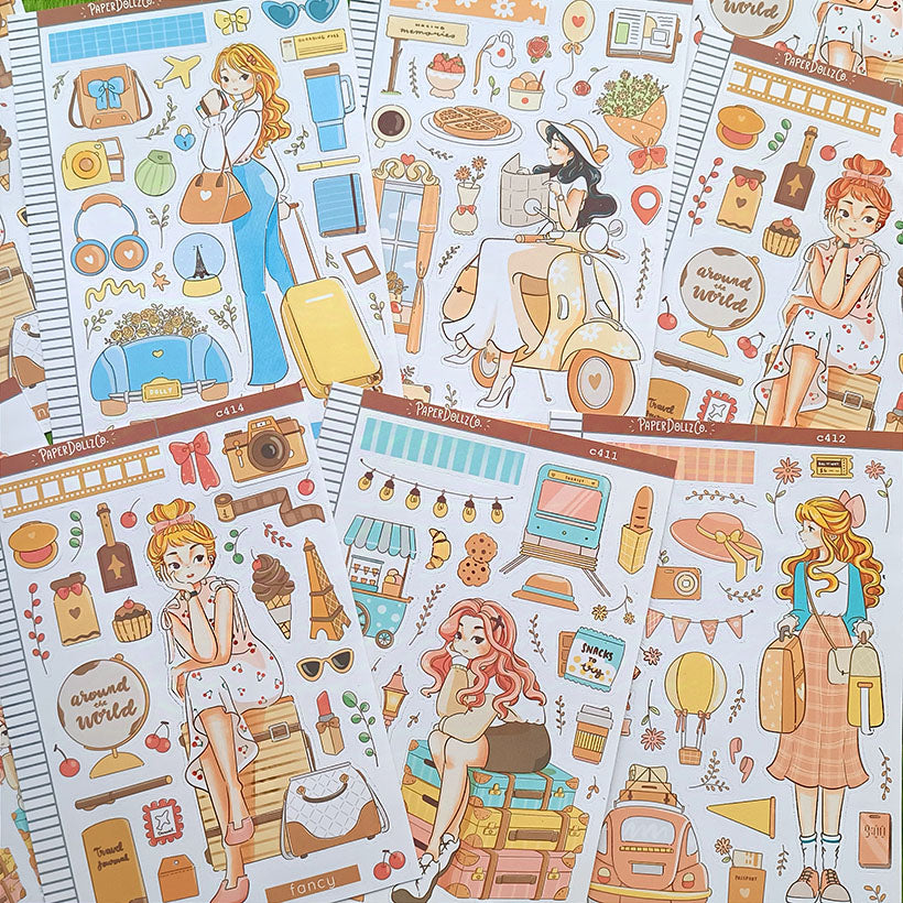 Adventure Wanderlust Collection Stickers | C412