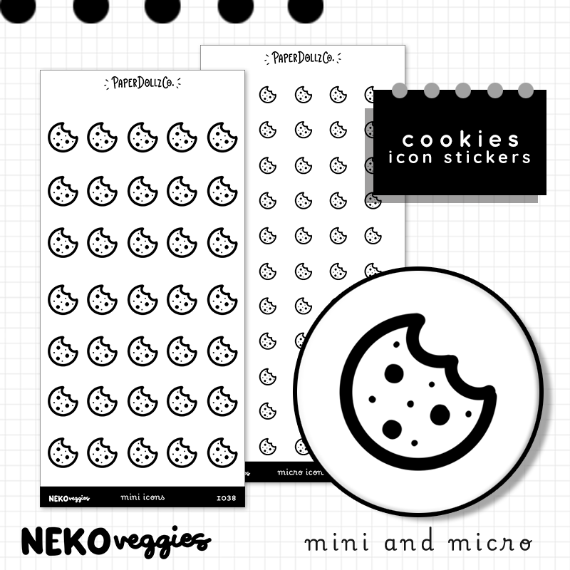 Cookies | PaperDollzCo | Icon Sticker | i038