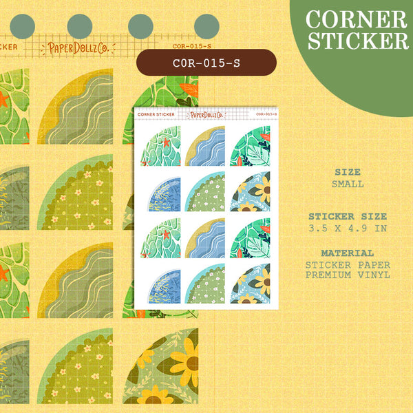 Paperdollzco Small Corner Stickers