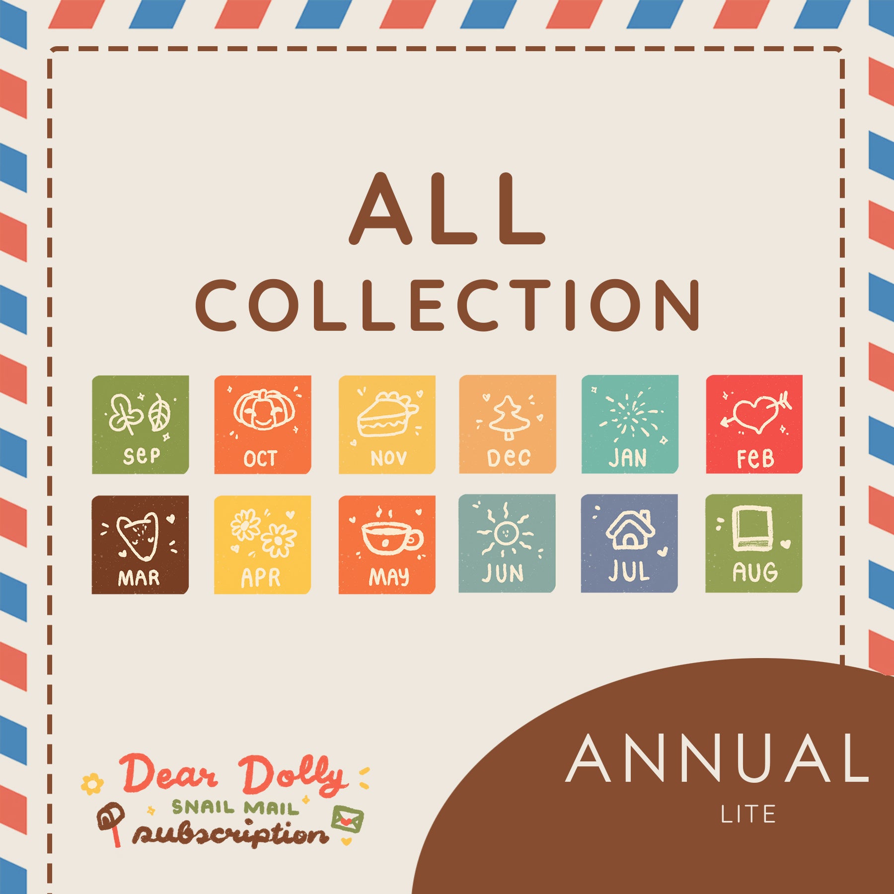 Annual Lite | All Collection | Dear Dolly Snail Mail Subscription