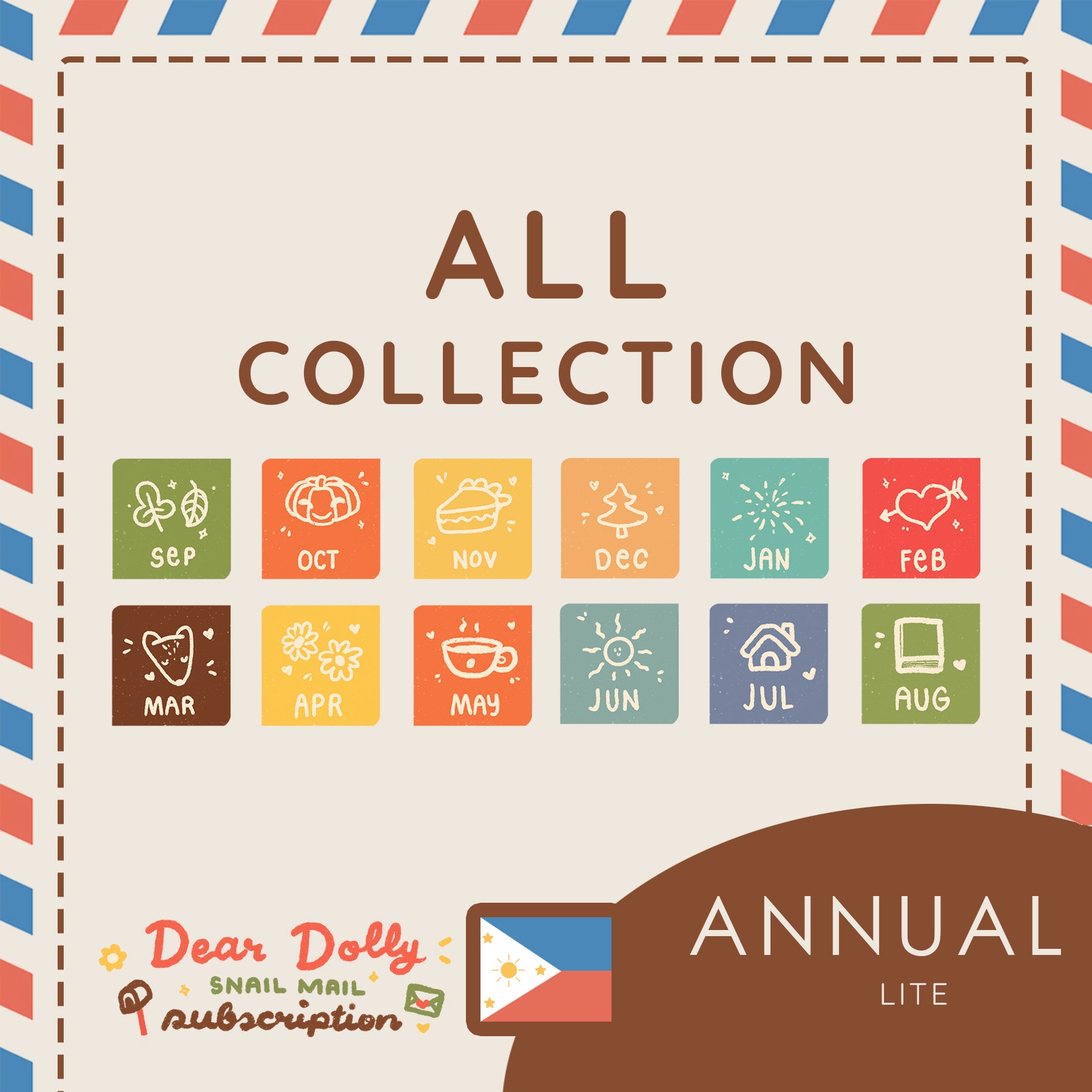 Annual Lite | All Collection | Dear Dolly Snail Mail Subscription 🇵🇭
