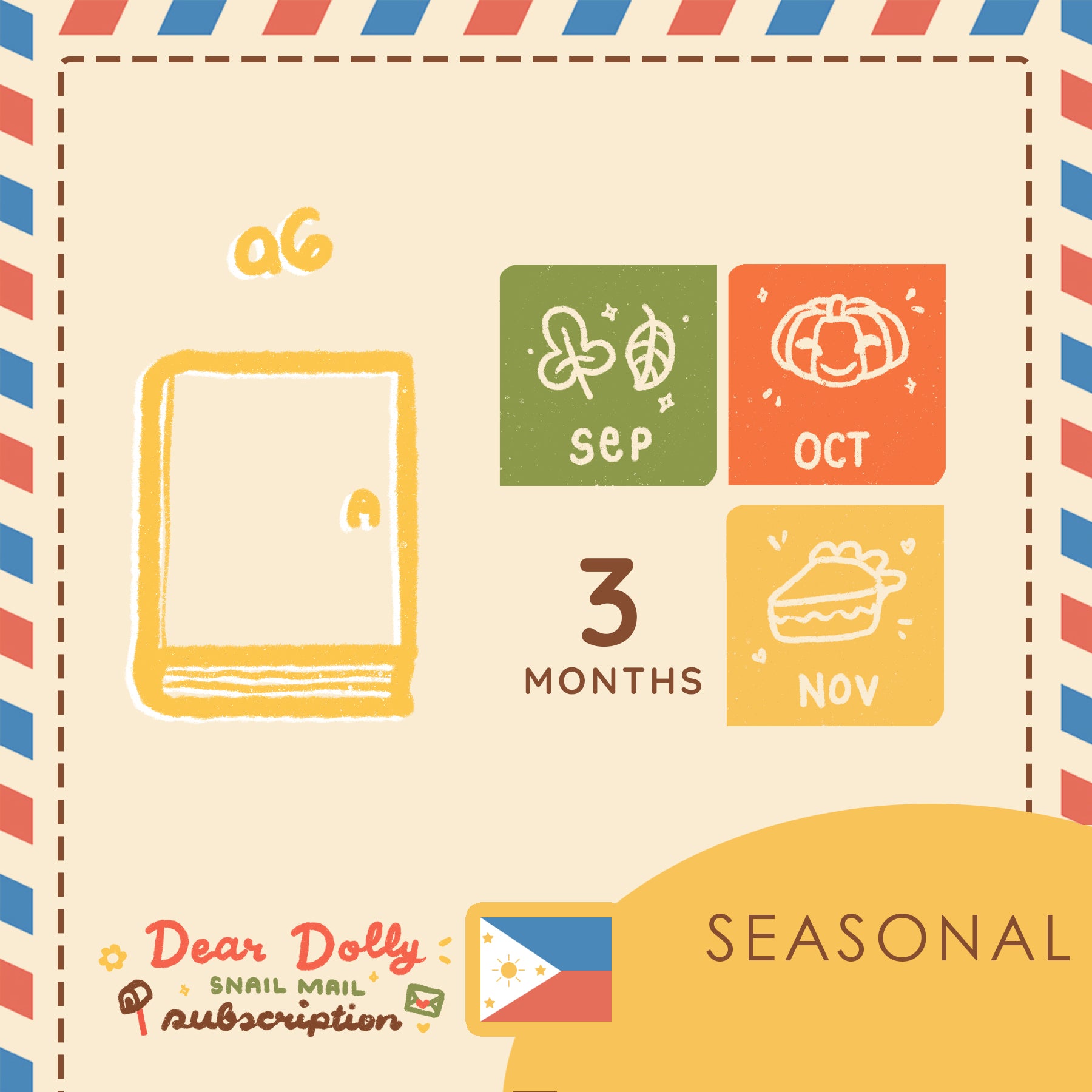 Seasonal | Hobonichi A6 | Dear Dolly Snail Mail Subscription 🇵🇭
