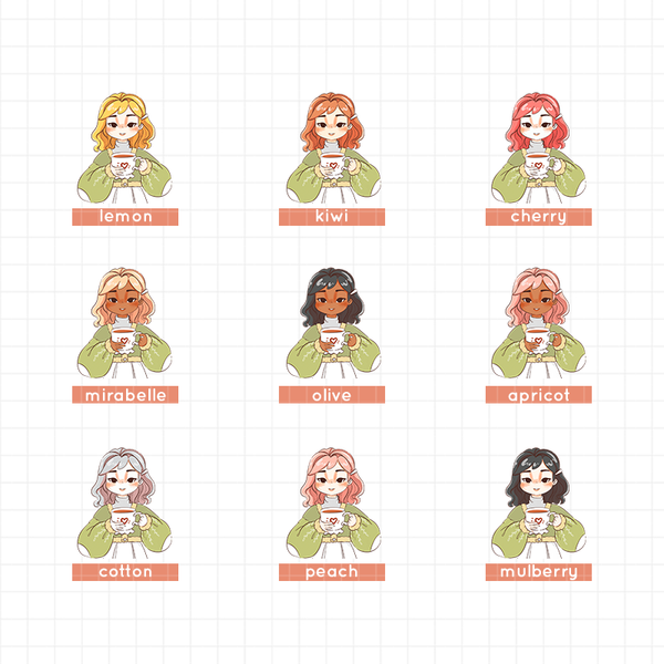 Home Fabulous Fall Just Dolls Stickers | J425