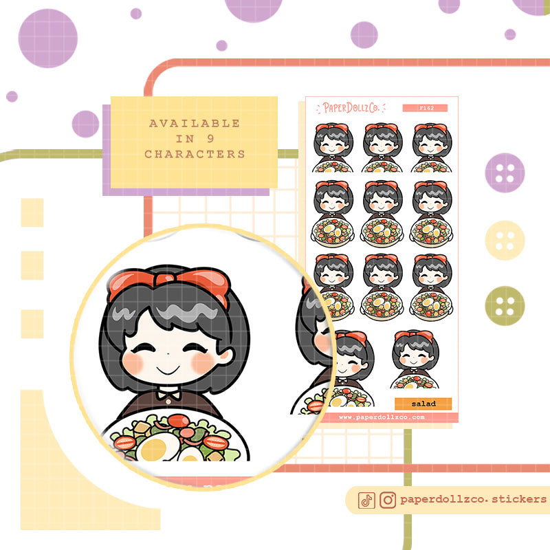 Salad | PaperDollzCo Planner | Activity Stickers | f162