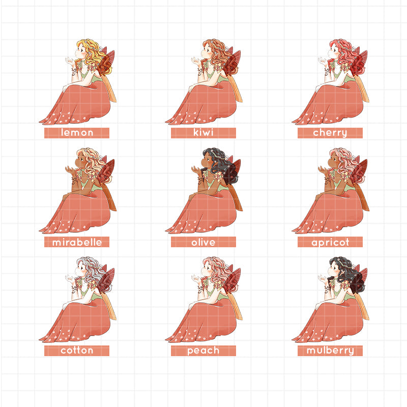 Fairy Tales PaperDollzCo Planner Sticker Book | CB059