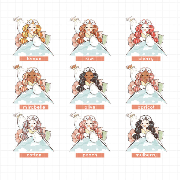 Peaceful Sweet Dreams Just Dolls Stickers | J415