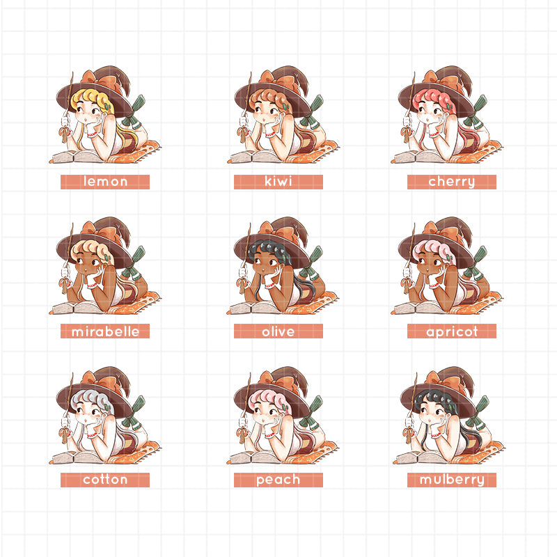 Enchanter Enchanted Paperdollzco Planner Stickers | J385