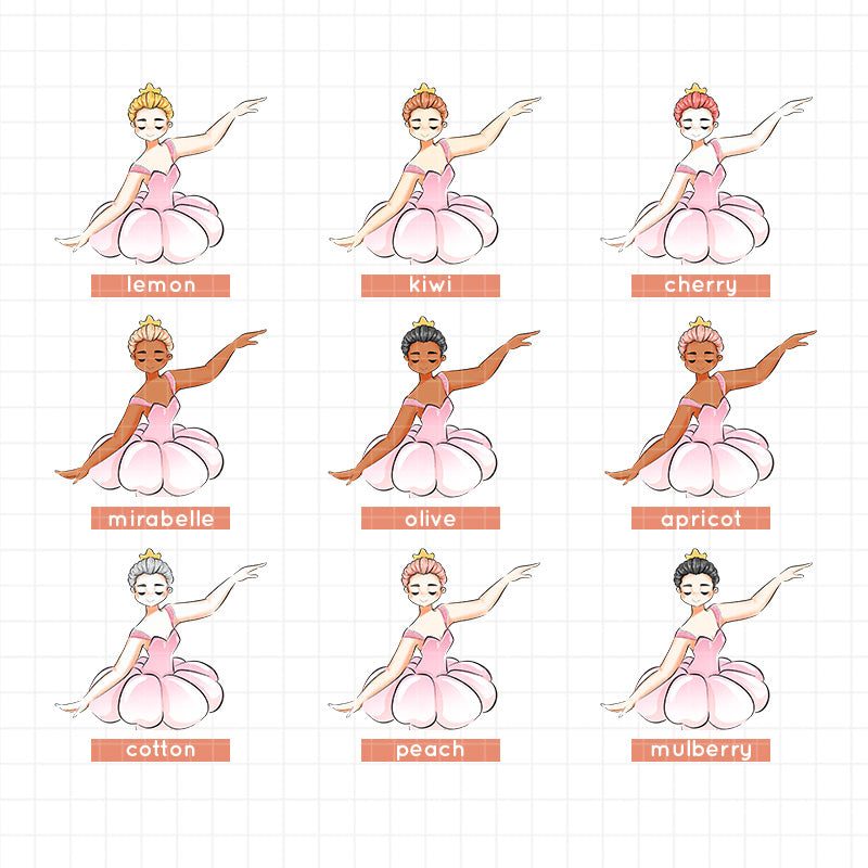 Ballerina | Waterproof Sticker | v030