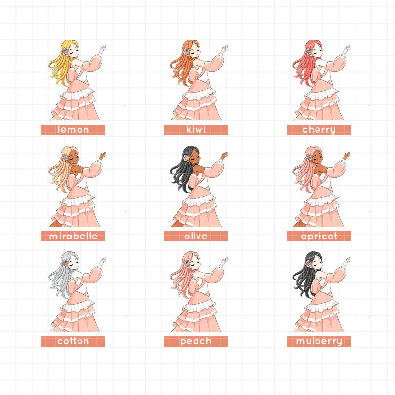 Cloud Dancer | Just Dolls Stickers | J478